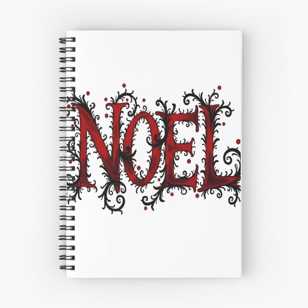 Item preview, Red and Black Floral Noel Christmas  designed and sold by Mosaic-97.
