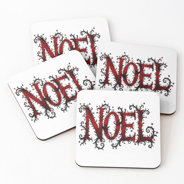 Item preview, Red and Black Floral Noel Christmas  designed and sold by Mosaic-97.