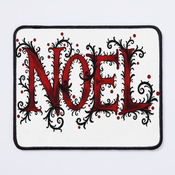 Item preview, Red and Black Floral Noel Christmas designed and sold by Mosaic-97.