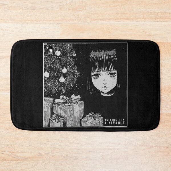 Item preview, waiting for a miracle 2 - black and white melancholic manga anime girl designed and sold by ForsakenFrames.