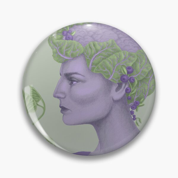 Item preview, art nouveau vegetable goddess designed and sold by EllenLambrichts.
