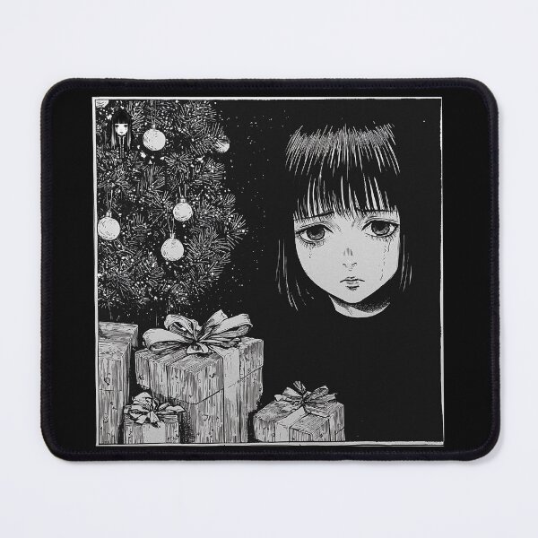 Item preview, waiting for a miracle 2 - black and white melancholic manga anime girl designed and sold by ForsakenFrames.