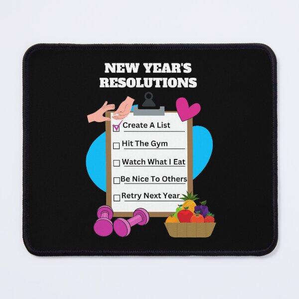 Item preview, New Year's Resolutions - Humorous Design designed and sold by signshirtz.