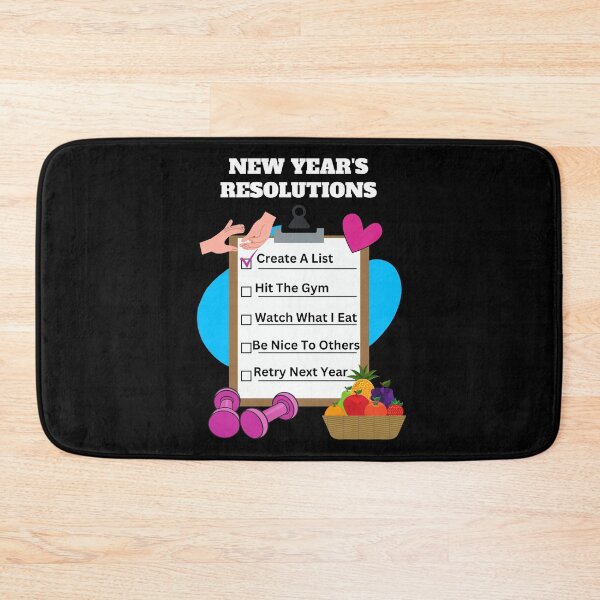 Item preview, New Year's Resolutions - Humorous Design designed and sold by signshirtz.