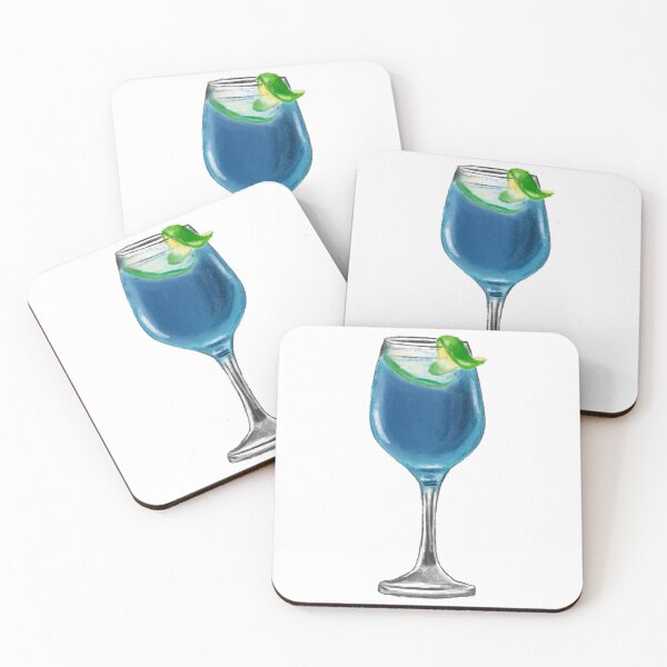 Item preview, cutesy blue cocktail designed and sold by trendsetterrrr.