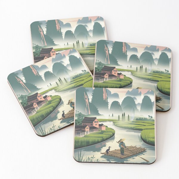 Item preview, Guilin Vintage Travel Poster designed and sold by TravelerRat.