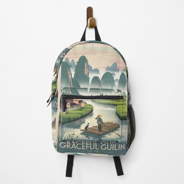 Item preview, Guilin Vintage Travel Poster designed and sold by TravelerRat.