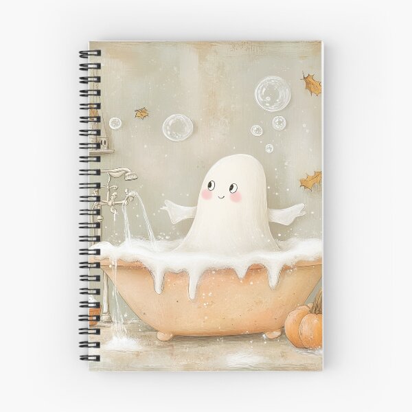 Item preview, Cute ghost take a bath  designed and sold by I-R-A.