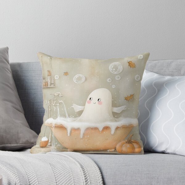 Item preview, Cute ghost take a bath  designed and sold by I-R-A.