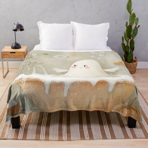 Item preview, Cute ghost take a bath  designed and sold by I-R-A.