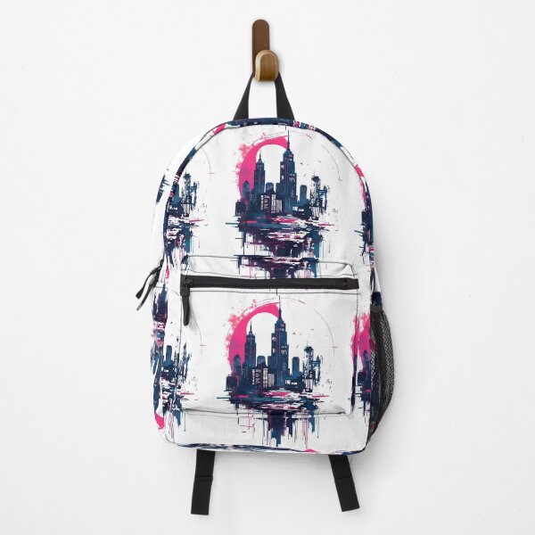 Item preview, Neon City Reflection art design designed and sold by ART ATTACK ZONE.
