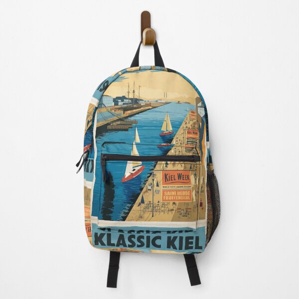 Item preview, Kiel Vintage Travel Poster designed and sold by TravelerRat.