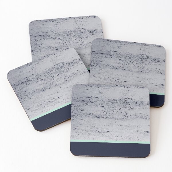 Item preview, Navy Blue Mint on Navy Blue Concrete #1 #decor #art designed and sold by Anita's & Bella's Art.
