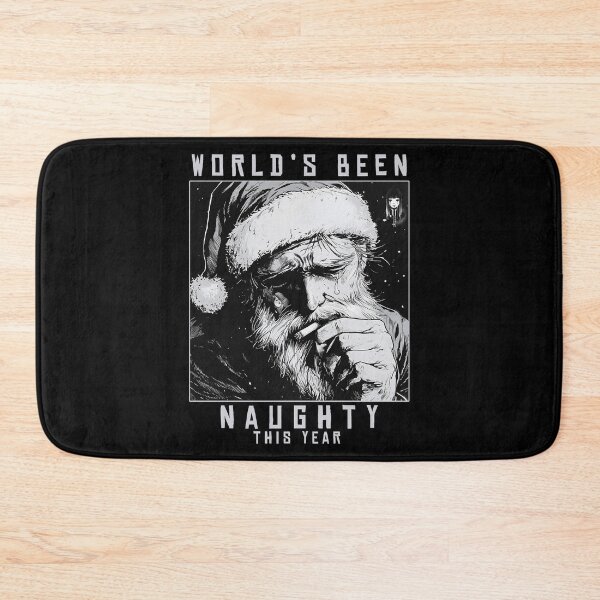 Item preview, worlds been naughty 1 - black and white christmas melancholic manga anime santa designed and sold by ForsakenFrames.