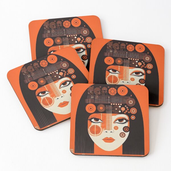 Item preview, Retro Girl Portrait design designed and sold by Shoot-The-Moon.