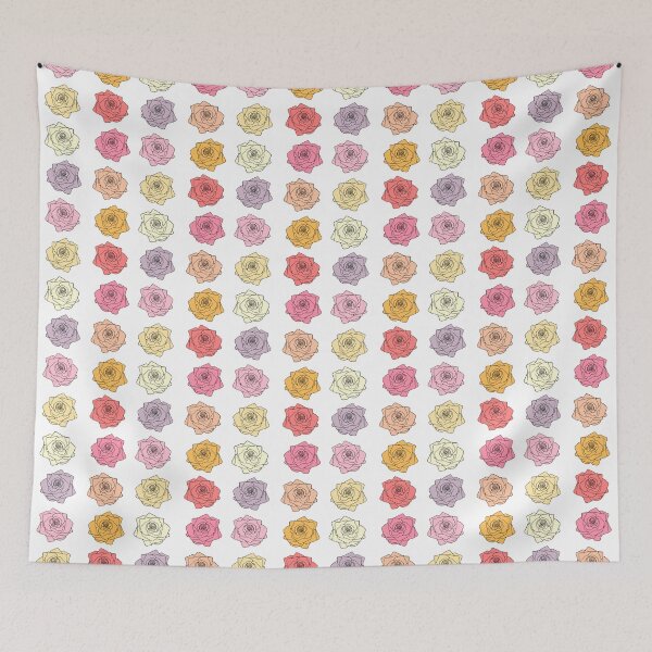 Item preview, Roses flowers set of 8 pastel colors designed and sold by EMMonovi.
