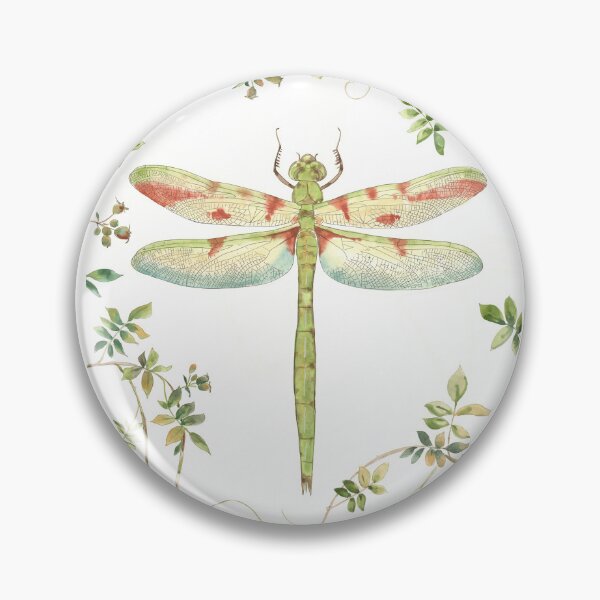 Item preview, Dragonfly With Rose Hips A designed and sold by Jean Plout.