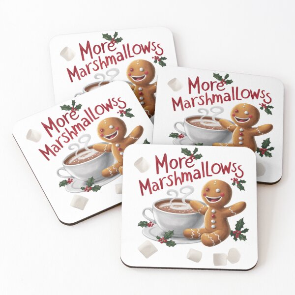 Item preview, More marshmallows with gingerbread man and chocolate designed and sold by LeviABI.