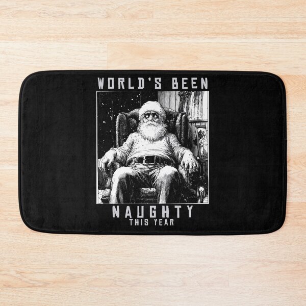 Item preview, worlds been naughty 3 - black and white christmas horror manga anime santa designed and sold by ForsakenFrames.
