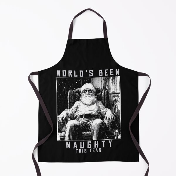 Item preview, worlds been naughty 3 - black and white christmas horror manga anime santa designed and sold by ForsakenFrames.