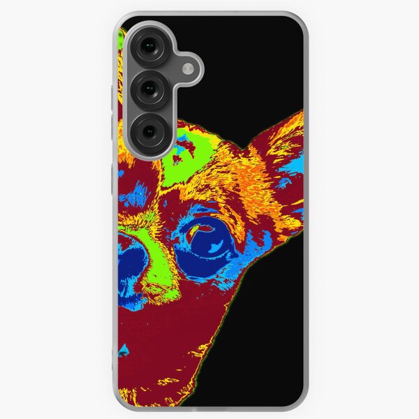 Mum’s Chihuahua Alfie in Florescent Green by Goddamn Media for Tale Teller Club Books Samsung Galaxy Soft Case