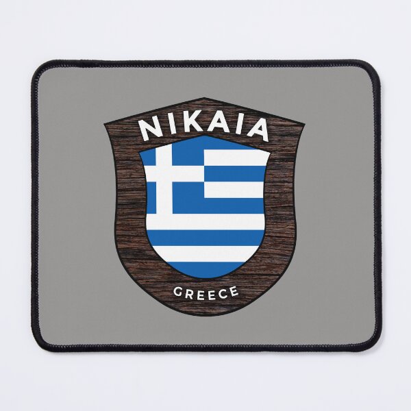 Item preview, Nikaia Greece Emblem Flag designed and sold by World Designs.