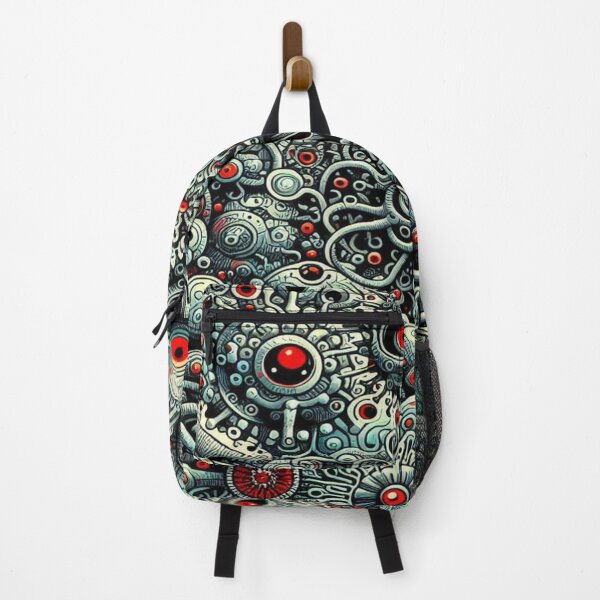 Item preview, Doodles of Microorganisms with Evil Eyes Controlling Tetris-Like Neural Pathways designed and sold by Imaginarium of Chaos falcon88 .