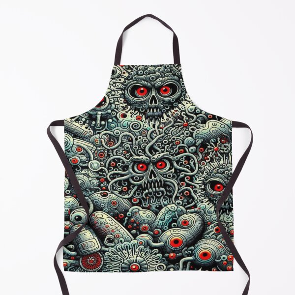 Item preview, Doodles of Microorganisms with Evil Eyes Controlling Tetris-Like Neural Pathways designed and sold by Imaginarium of Chaos falcon88 .