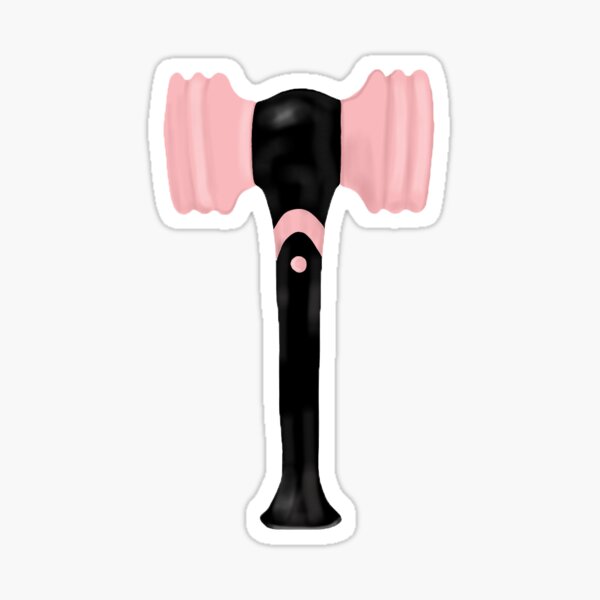 Item preview, blackpink lightstick hammer heart designed and sold by baramflowerart.