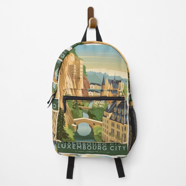 Item preview, Luxembourg Vintage Travel Poster designed and sold by TravelerRat.