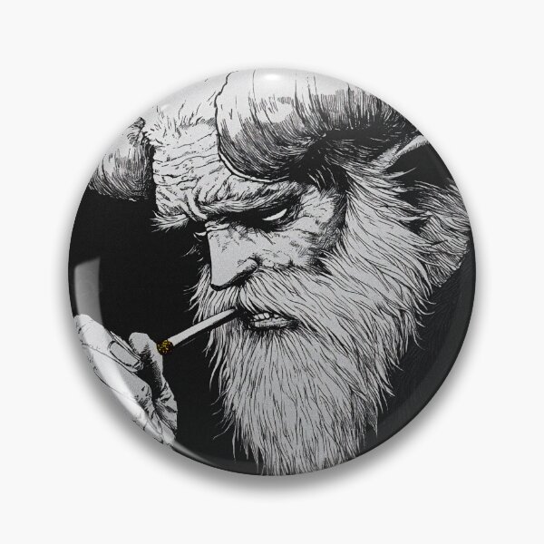 Item preview, pathetic - black and white christmas horror manga anime santa krampus designed and sold by ForsakenFrames.