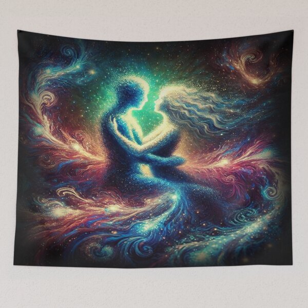 Item preview, Celestial Embrace: Ethereal Cosmic Love designed and sold by Feathers & Futhark.