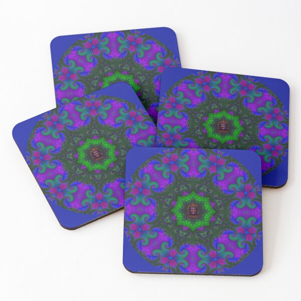 Item preview, Mandala Purple Tendrillon Delight Buddha Face designed and sold by Mandala Magic by OM.