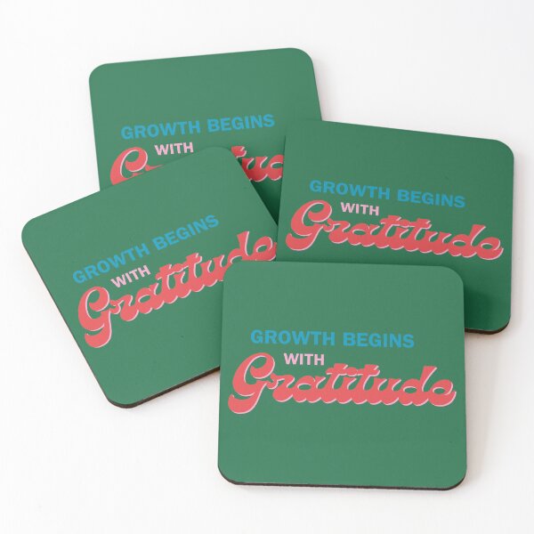 Item preview, Growth Begins with Gratitude designed and sold by Thewelllife.