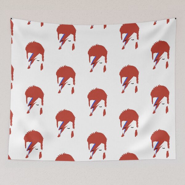 Item preview, Bowie Silhouette Red Hair Closed Eyes David designed and sold by thisisalearcila.