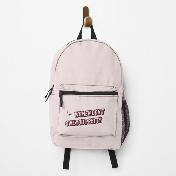 Item preview, Women don’t owe you pretty feminist quote Sticker designed and sold by ones-artstudio.