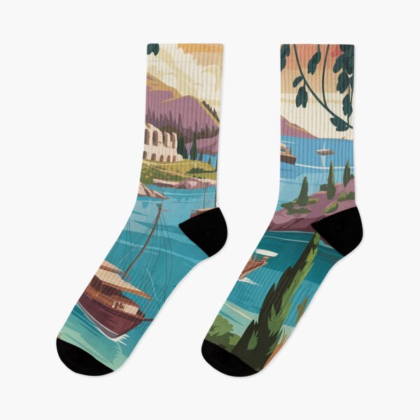 Item preview, Mugla Vintage Travel Poster designed and sold by TravelerRat.