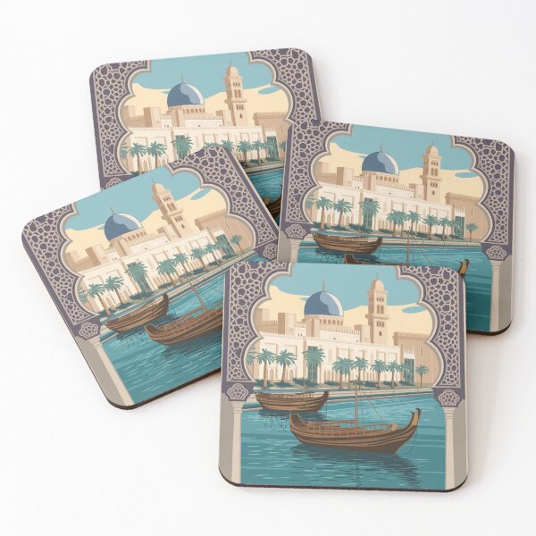 Item preview, Muscat Vintage Travel Poster designed and sold by TravelerRat.
