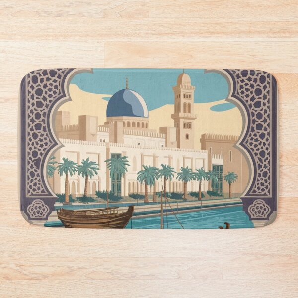 Item preview, Muscat Vintage Travel Poster designed and sold by TravelerRat.