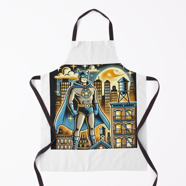 Item preview, Retro Hero: Star Sentinel Over the City designed and sold by OldSchoolRetro.