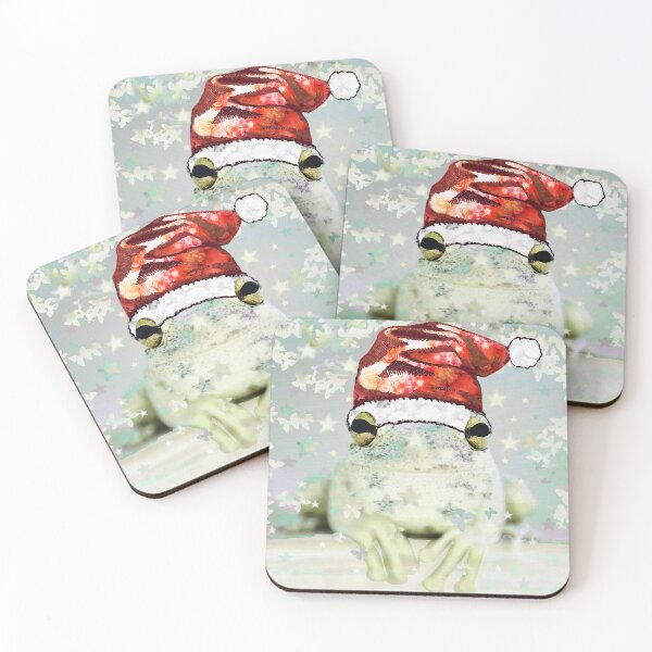Item preview, Jingle Frog Winter Holiday Art designed and sold by Sharon Cummings Art.