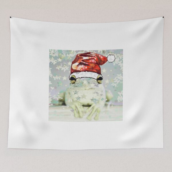 Item preview, Jingle Frog Winter Holiday Art designed and sold by Sharon Cummings Art.
