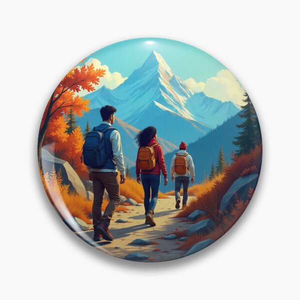 Item preview, Autumn Mountain Hiking Adventure designed and sold by hjian8219.