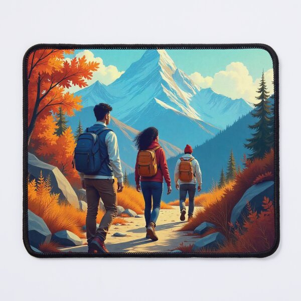 Item preview, Autumn Mountain Hiking Adventure designed and sold by hjian8219.