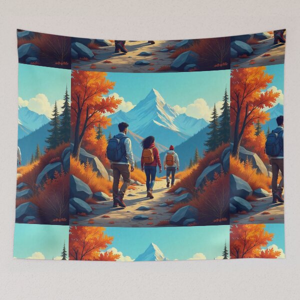 Item preview, Autumn Mountain Hiking Adventure designed and sold by hjian8219.