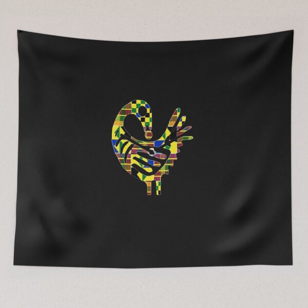 Item preview, Ghanaian Folkloric symbol, Sankofa,  African artwork, Black art, Tribal artistry designed and sold by Afrocarribe.