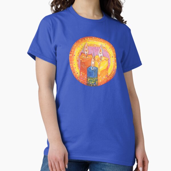 Red, Yellow, and Blue HumanLight Candles Classic T-Shirt