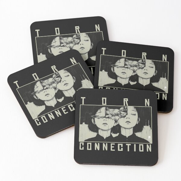 Item preview, Torn connection - black and white horror manga anime girl designed and sold by ForsakenFrames.