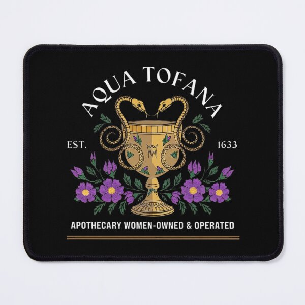 Item preview, Aqua Tofana Vintage Apothecary Design – Historical Botanical Art with Dark Aesthetic designed and sold by love3617.