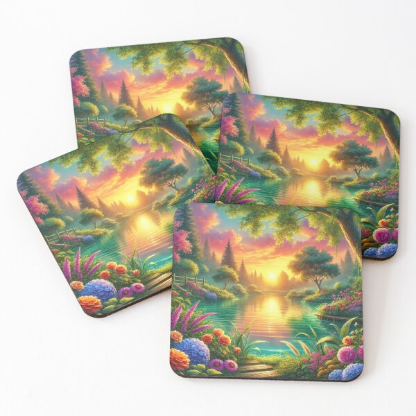 Item preview, Peaceful Lake Sunset designed and sold by MomentsbyMo.